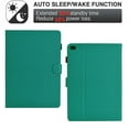 thumbnail image 4 of Case for iPad 5th/6th/9.7 2017/2018, Carbon Fiber Pattern Premium PU Leather Wallet Stand Protective Auto Sleep Wake Cover with Pen Slot for iPad 5th/6th/9.7 2017/2018, Light Green, 4 of 6