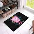 thumbnail image 3 of MKHERT Santa Please Stop Here Funny Christmas Lettering Doormat Rug Home Decor Floor Mat Bath Mat 23.6x15.7 inch, 3 of 3