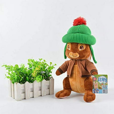 1PC 30cm Anime Plush Peter Rabbit Plush Toy Cute Girl Stuffed Peter Rabbit Animal Doll Birthday Children s Day (Brown)