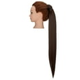 thumbnail image 2 of SAYFUT Long Straight Clip in Ponytail Extension,20/28 Inch Wrap Around Drawstring Pony Tail Hair Extension Synthetic Hairpiece Hair Piece for Women (1B#140-160g), 2 of 8