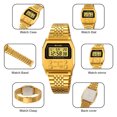 thumbnail image 4 of SKMEI Unisex Watch Slim Digital Wristwatch with Stainless Steel Bracelet, Stopwatch, Alarm, Countdown, Date and EL Backlight, Minimalist Style for Students, Work and Daily Wear, 4 of 8