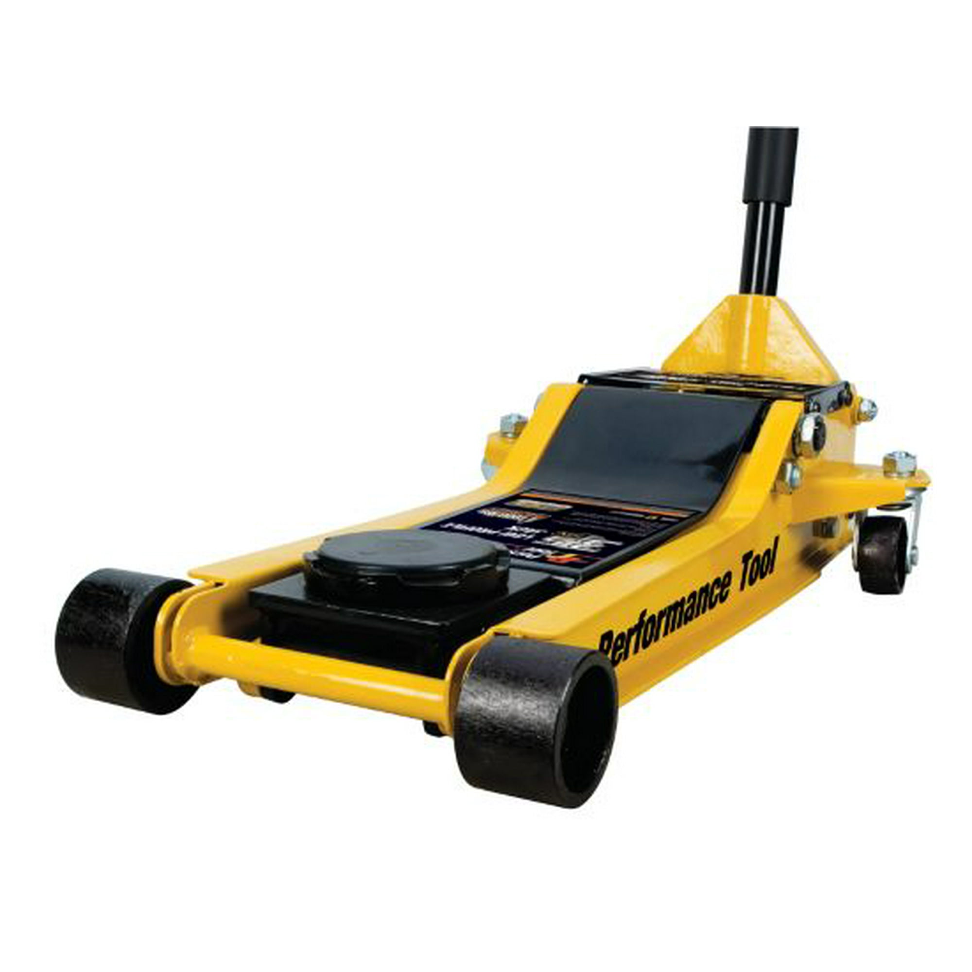 Performance Tool W1645 Jack Floor Jack Hydraulic 3 5 Ton Capacity 3 1 2 To 20 1 2 Inch Lift Height Yellow