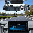 thumbnail image 2 of Universal Anti Glare Rear View Mirror 12'' 300mm Wide Angle Panoramic Car Truck, 2 of 5