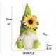 thumbnail image 3 of Exhibición de mantel de gnomo de primavera de girasol, bandeja escalonada de granja Figuras de gnomo escandinavo rústico, muñeca de abeja Ofspeizc, 3 of 6
