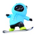 thumbnail image 1 of Divertido mini oso deslizante decoración del coche lindo consola central oso móvil (azul), 1 of 9