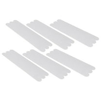 FOLOYORI 6pcs Transparent Slip Strips For Bath Safety Non Slip Stickers For Bathtubs Showers Stairs Floors