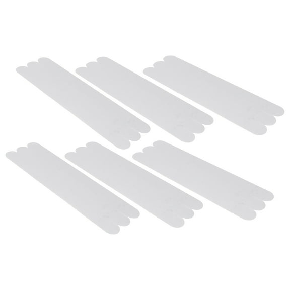 FOLOYORI 6pcs Transparent Slip Strips For Bath Safety Non Slip Stickers For Bathtubs Showers Stairs Floors