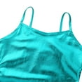 thumbnail image 5 of Hansber Girls Shiny Metallic Spaghetti Straps Vest Tank Top Dance Athletic Camisole Blue Green 10, 5 of 7