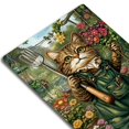 thumbnail image 7 of [2D Flat]1pc Vintage Cat in the Garden Metal Tin Sign - 8x12 Inch Rustic Iron Wall Art with Gardening Cat &amp; "Work in My Garden" Quote, for Home, Office, Cafe, Bar, Garage, Cat Decor, 7 of 7