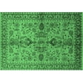 thumbnail image 1 of Ahgly Company Indoor Rectangle Oriental Emerald Green Industrial Area Rugs, 3' x 5', 1 of 4