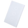 thumbnail image 5 of Interruptor de atenuación táctil inteligente, aplicación inalámbrica WIFI, Control remoto por voz, sincronización para TUYA US 110-240V, blanco, 5 of 5