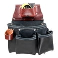 thumbnail image 1 of Bolsa para herramientas Occidental Leather 3 Pouch Pro con soporte para cinta adhesiva negra, 1 of 4