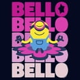 thumbnail image 2 of Junior's Minions: The Rise of Gru Stuart Bello Stack  Graphic Tee Navy Blue Medium, 2 of 3