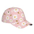 thumbnail image 3 of Daiia Daisy And Bee print Baseball Cap Men Women Golf Dad Hat Adjustable Original Classic Low Profile Hat Unconstructed Plain Cap, 3 of 9