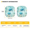 thumbnail image 3 of Jeiento Sea Turtle Car Window Shades Automotive Windshield Sunshades Sun Shade for UV Protection Easy Installation Folding Car Sun Shade for Front Window Suitable for Cars, 3 of 7