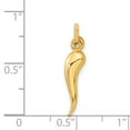 thumbnail image 2 of 14k Italian Horn Charm in 14k Yellow Gold, 2 of 2