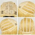 thumbnail image 2 of Peluca Ondulada Larga y Rizada para Cosplay, Peluca Rubia Larga con Flequillo para Mujer, Peluca Rubia Ondulada y Rizada, Pelucas de Halloween de Cabeza Completa para Mujer, 70cm(Rubio claro), 2 of 3