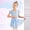 Light Blue, variant on purcolt Ballet Leotards for Girls with Skirt Ruffle Sleeve Dance Leotards Ballerina Dress Outfit 2-13 Years