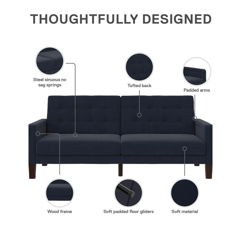 Better homes & gardens cheap porter fabric tufted sofa bed