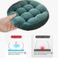 thumbnail image 5 of Round Chair Cushions Thickened Tatami Cushions For Home Office Car Seats-Water Blue, 5 of 7