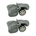 thumbnail image 2 of Ruedas de equipaje, ruedas de maleta, ruedas giratorias, accesorios silenciosos, juego de repuesto de ruedas de equipaje para bolsa de viaje, cubierta Gris, 2 of 10