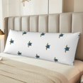 thumbnail image 5 of Naloa Hand Drawn Turtle Super Soft 20x60 Body Pillow Case,Long Side Hidden Zipper（PILLOWS ARE NOT INCLUDED）, 5 of 6