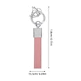 thumbnail image 2 of CTIRCHIU 2Pcs Rectangular Car Key Chain Pendant with Rhinestone Design for Daily Use, 2 of 6