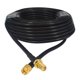 thumbnail image 1 of 10M SMA-male to SMA-female low loss RG58 coaxial cable patch cord coax for 2G/3G/4G LTE SMA, 1 of 5