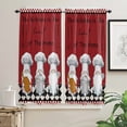 thumbnail image 3 of Chef Gnome Kitchen Small Curtain Rod Pocket Short Curtains Half Drapes Partition Cabinet Door Window Curtains Home Decor, 3 of 6