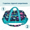 thumbnail image 5 of Wildkin Kids Overnighter Duffel Bag for Boys & Girls, Features Two Carrying Handles and Removable Padded Shoulder Strap (Darling Dinosaurs), 5 of 7