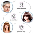thumbnail image 5 of Wig Headband For Synthetic Hair, Wigs Hair Accessory By The Hair Grip - Brown, 5 of 5
