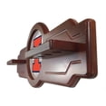 thumbnail image 2 of University of Illinois Solid Wood Cue Rack with a English Tudor Finish, 2 of 3
