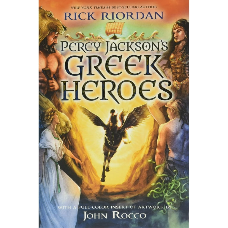 Rick Riordan, Paperback Book, Greek Heroes, 528 pages, Illustrated