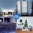 thumbnail image 5 of 4.9ft x 4.9ft 96 LED Christmas Net Lights, 8 Modes Fairy Mesh Christmas Decorative Lights for Xmas Trees, Bushes, Wedding, Garden, Outdoor, Indoor Decor-Cool White, 5 of 6