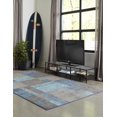 thumbnail image 3 of Rugs.com Equinox Collection Rug – 7' x 10' Blue Gray Low Rug Perfect For Bedrooms, Dining Rooms, Living Rooms, 3 of 8
