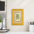 thumbnail image 6 of Fern with Crackle Mat (H) IV - Framed Print w/glass - Sunflower Yellow, 6 of 6