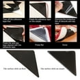 thumbnail image 5 of 4Pcs Anti Slip Rug Holder Reusable Washable Rug Stickers for Area Rugs Dual Sided Adhesive Rug Stopper Keep Corners Flat, 5 of 14