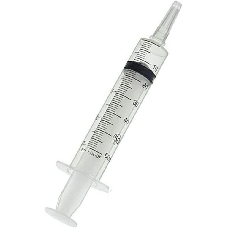 Syringe with needle 3-part syringe with pre-connected hypodermic needle