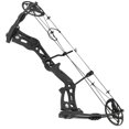thumbnail image 3 of Adult Compound Bow, Adjustable 30-70 lbs Draw Weight, 23.5"-31" Draw Length, 30.5" Axle-to-Axle, 75% Let-Off, Aluminum Alloy Riser, Fiberglass Limbs, Black/Camouflage, 3 of 18