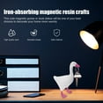 thumbnail image 2 of Magnet Resin Animal Figurine Statue Decor 3D Magnet Crafts for Keys (Swan), 2 of 7