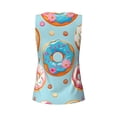 thumbnail image 5 of Easygdp Colorful Donut Women's Workout Tank Top, Running Top, Hiking Shirt, Quick-Dry for Running, Yoga, Hiking - Medium, 5 of 9
