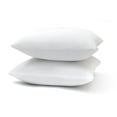 thumbnail image 2 of Cheer Collection Set of 2 Hollow Fiber Filled Couch Pillows, 26" x 26" - White, 2 of 4