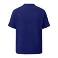 thumbnail image 5 of Klisyaur Fashion Tee Tops for Mens Short Sleeve with Button Casual Breathable Lightweight Comfortable Summer Basic Shirts, 5 of 5