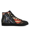 thumbnail image 2 of German Shepherd USA High Top Canvas Shoes Sneakers Black Size 11, 2 of 7