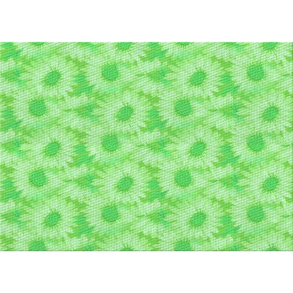 Ahgly Company Machine Washable Indoor Rectangle Transitional Green Area Rugs, 8' x 12'