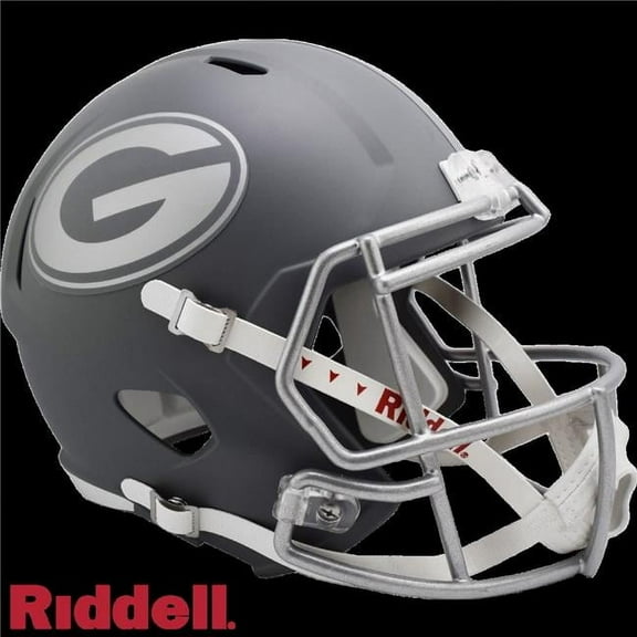 Riddell 9585587856 Georgia Bulldogs Riddell Replica Full Size Speed Style Slate Alternate Helmet