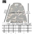thumbnail image 2 of YUBIKWETE Men's Full Zip Camo Windbreaker Jacket, Sizes S-3XL, 2 of 5
