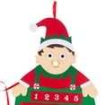 thumbnail image 4 of Calendario de Adviento de Navidad, calendario de Navidad, manualidades, 24 días, calendario de Adviento colgante de fieltro para vacaciones en la, 4 of 5