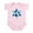 Petal Pink, variant on CafePress - Jewish Cat Stars Infant Bodysuit - Baby Light Bodysuit, Size Newborn - 24 Months