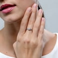 thumbnail image 3 of ANGARA Natural Diamond Infinity Swirl Promise Ring in 14K White Gold for Women (Size-2.9mm| Color-H| Clarity-SI2) | April Birthstone, Anniversary, Jewelry Gift for Women | Natural Diamond Ring, 3 of 10